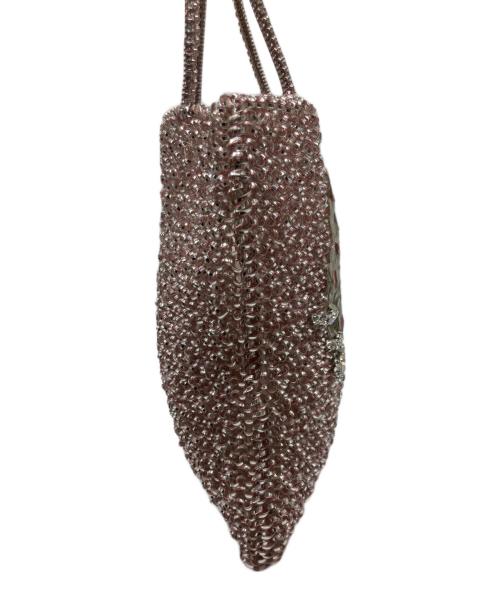 ANTEPRIMA（アンテプリマ）ANTEPRIMA (アンテプリマ) ハローキティ コラボ ワイヤーハンドバッグ ピンクの古着・服飾アイテム