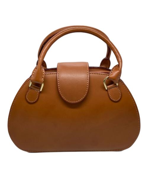 leather craft by emi（レザークラフトバイエミ）leather craft by emi (レザークラフトバイエミ) レザーハンドバッグ ブラウンの古着・服飾アイテム
