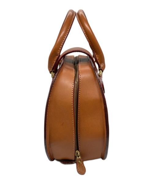 leather craft by emi（レザークラフトバイエミ）leather craft by emi (レザークラフトバイエミ) レザーハンドバッグ ブラウンの古着・服飾アイテム