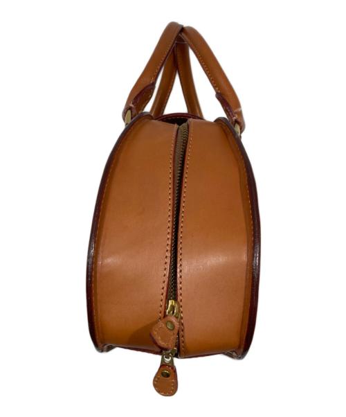 leather craft by emi（レザークラフトバイエミ）leather craft by emi (レザークラフトバイエミ) レザーハンドバッグ ブラウンの古着・服飾アイテム