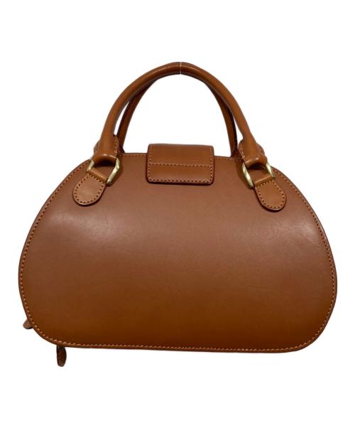 leather craft by emi（レザークラフトバイエミ）leather craft by emi (レザークラフトバイエミ) レザーハンドバッグ ブラウンの古着・服飾アイテム