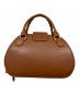 leather craft by emi (レザークラフトバイエミ) レザーハンドバッグ ブラウン：4500円