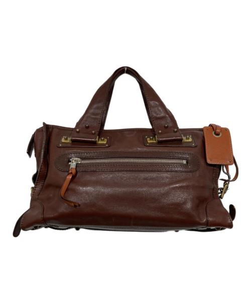 Chloe（クロエ）Chloe (クロエ) エディターズバッグ ブラウンの古着・服飾アイテム