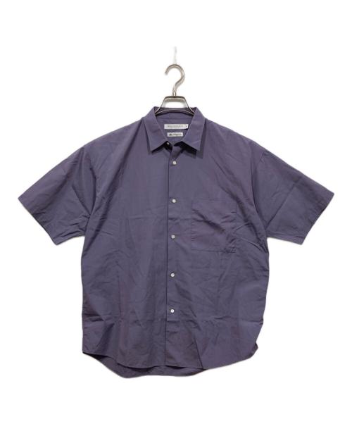 URBAN RESEARCH（アーバンリサーチ）URBAN RESEARCH (アーバンリサーチ) トーマスメイソンオーバーショートスリーブシャツ パープル サイズ:Mの古着・服飾アイテム