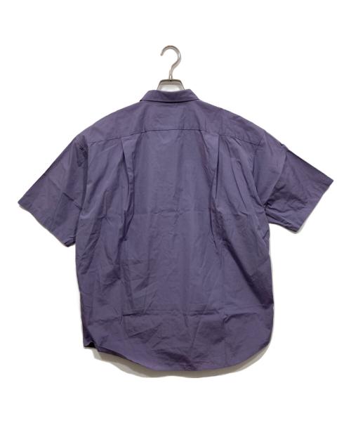 URBAN RESEARCH（アーバンリサーチ）URBAN RESEARCH (アーバンリサーチ) トーマスメイソンオーバーショートスリーブシャツ パープル サイズ:Mの古着・服飾アイテム