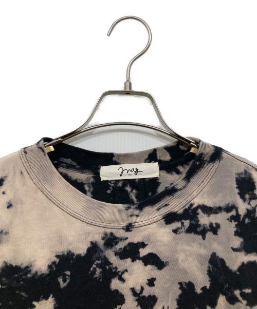 mag.by c（マグバイシー）mag.by c (マグバイシー) ブリーチフリルカットソー ベージュ×ブラック サイズ:ーの古着・服飾アイテム