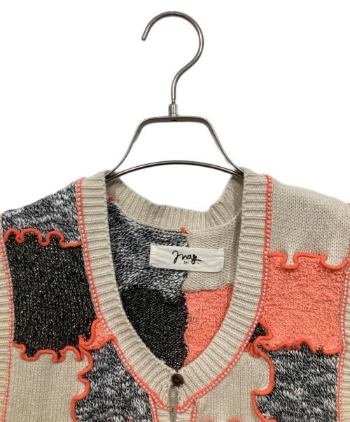 mag.by c（マグバイシー）mag.by c (マグバイシー) ニットベスト ベージュ サイズ:Fの古着・服飾アイテム