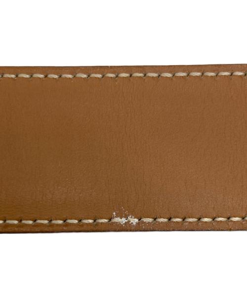 HERMES（エルメス）HERMES (エルメス) カデナバックルベルト (アリゲーター) イエローの古着・服飾アイテム