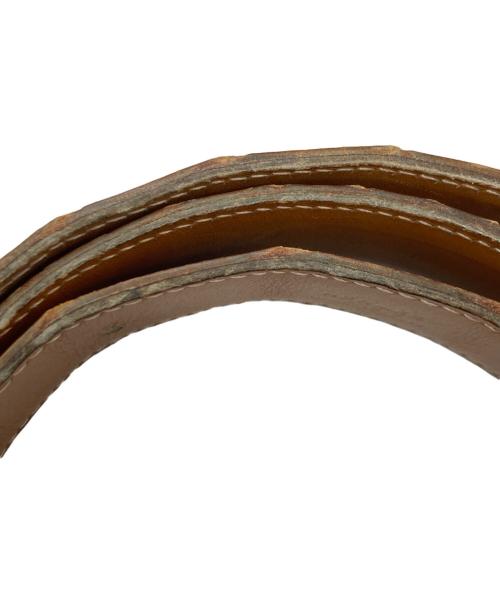 HERMES（エルメス）HERMES (エルメス) カデナバックルベルト (アリゲーター) イエローの古着・服飾アイテム