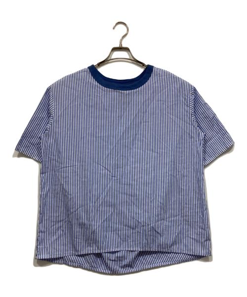 maillot（マイヨ）maillot (マイヨ) プルオーバーシャツ ブルー サイズ:1の古着・服飾アイテム