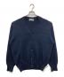 COMME des GARCONS HOMME（コムデギャルソン オム）の古着「Vネックニットカーディガン」｜ネイビー