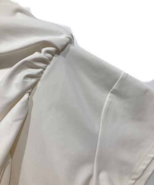 SUM1 STYLE（スミスタイル）SUM1 STYLE (スミスタイル) フリルTシャツ ホワイト サイズ:Fの古着・服飾アイテム