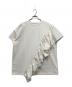 SUM1 STYLE（スミスタイル）の古着「フリルTシャツ」｜ホワイト