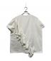SUM1 STYLE (スミスタイル) フリルTシャツ ホワイト サイズ:F：3500円