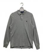 POLO RALPH LAURENポロ・ラルフローレン）の古着「長袖ポロシャツ」｜グレー