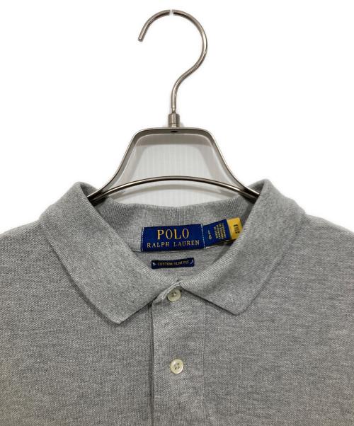 POLO RALPH LAUREN（ポロ・ラルフローレン）POLO RALPH LAUREN (ポロ・ラルフローレン) 長袖ポロシャツ グレー サイズ:Lの古着・服飾アイテム