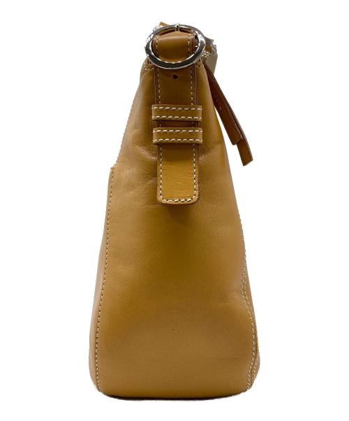 Hamano（ハマノ）HAMANO (ハマノ) レザーショルダーバッグ イエローの古着・服飾アイテム