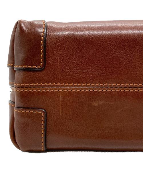 DAKOTA（ダコタ）Dakota (ダコタ) レザーハンドバッグ ブラウンの古着・服飾アイテム