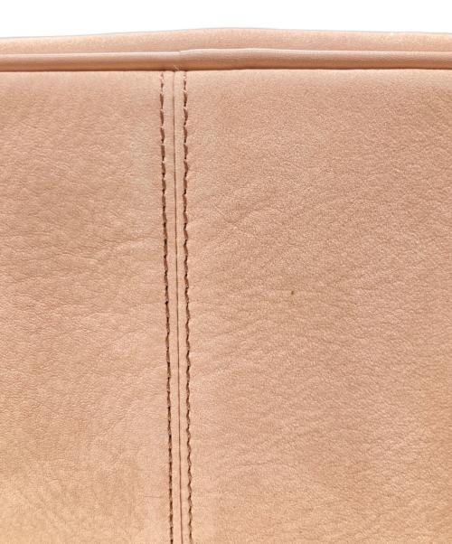 Hamano（ハマノ）HAMANO (ハマノ) スウェードスクエアハンドバッグ / カリーノ ピンクの古着・服飾アイテム