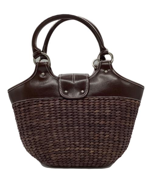 Hamano（ハマノ）HAMANO (ハマノ) カゴバッグ ブラウンの古着・服飾アイテム