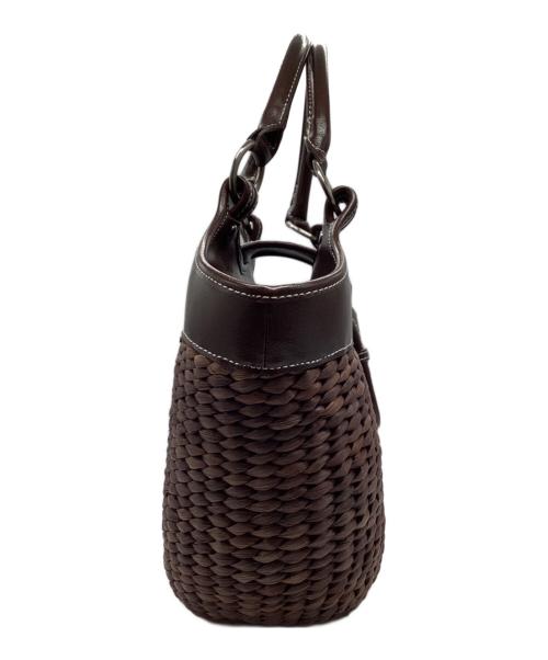 Hamano（ハマノ）HAMANO (ハマノ) カゴバッグ ブラウンの古着・服飾アイテム