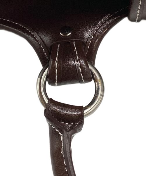 Hamano（ハマノ）HAMANO (ハマノ) カゴバッグ ブラウンの古着・服飾アイテム