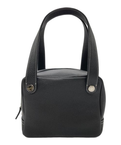 Hamano（ハマノ）HAMANO (ハマノ) スクエアハンドバッグ / カリーノ ブラックの古着・服飾アイテム