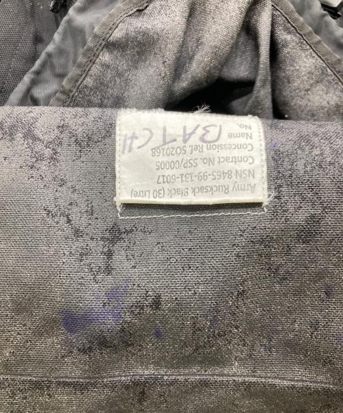 MILITARY（ミリタリー）MILITARY (ミリタリー) フィールドバックパック ブラックの古着・服飾アイテム