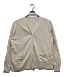 SLOBE IENA（スローブ イエナ）の古着「アイスコットンVネックカーディガン」｜アイボリー