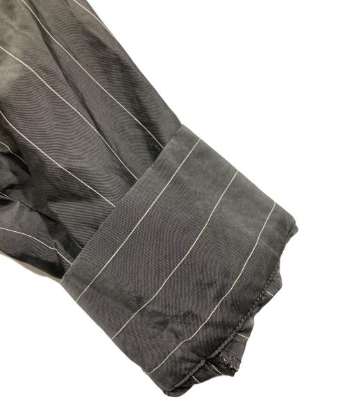 FRAMeWORK（フレームワーク）FRAMeWORK (フレームワーク) キュプラストライプオーバーシャツ グレー サイズ:FREEの古着・服飾アイテム