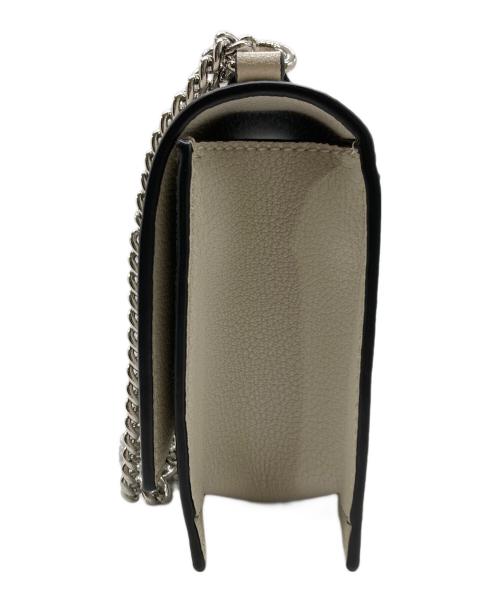 ck Calvin Klein（シーケーカルバンクライン）ck Calvin Klein (シーケーカルバンクライン) チェーンショルダーバッグ ホワイトの古着・服飾アイテム