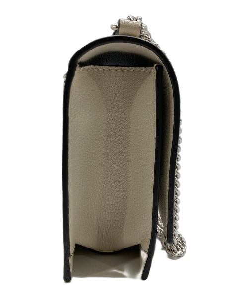 ck Calvin Klein（シーケーカルバンクライン）ck Calvin Klein (シーケーカルバンクライン) チェーンショルダーバッグ ホワイトの古着・服飾アイテム