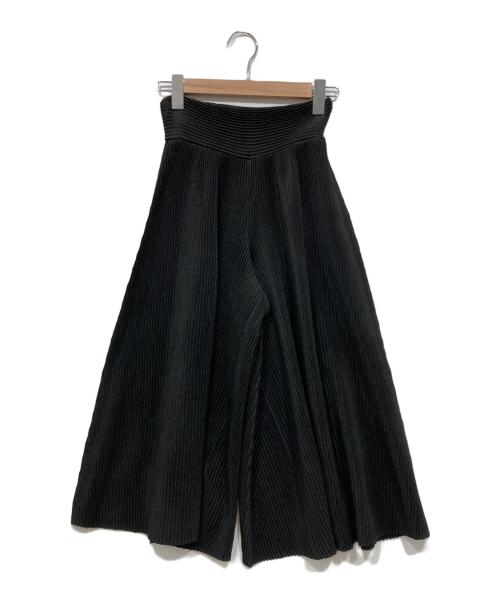 SPECCHIO（スペッチオ）SPECCHIO (スペッチオ) ワイドプリーツパンツ ブラック サイズ:40の古着・服飾アイテム