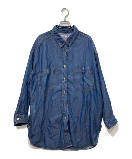 SHENERY（シーナリー）SHENERY (シーナリー) オーバーデニムシャツ ブルー サイズ:Fの古着・服飾アイテム