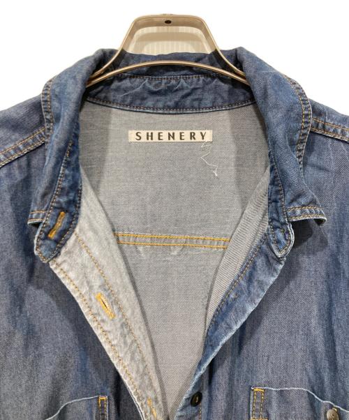 SHENERY（シーナリー）SHENERY (シーナリー) オーバーデニムシャツ ブルー サイズ:Fの古着・服飾アイテム
