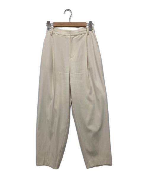 BEAUTY&YOUTH（ビューティーアンドユース）BEAUTY&YOUTH (ビューティーアンドユース) ツイルタックテーパードパンツ ベージュ サイズ:Sの古着・服飾アイテム