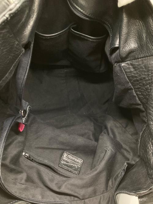KITAMURA（キタムラ）KITAMURA (キタムラ) レザーハンドバッグ ブラックの古着・服飾アイテム