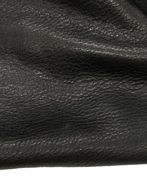 KITAMURA（キタムラ）KITAMURA (キタムラ) レザーハンドバッグ ブラックの古着・服飾アイテム