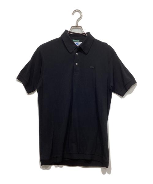 CHEMISE LACOSTE（シュミーズ ラコステ）CHEMISE LACOSTE (シュミーズ ラコステ) 半袖ポロシャツ ブラック サイズ:3の古着・服飾アイテム