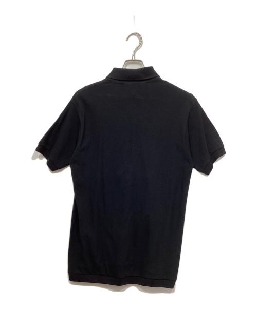 CHEMISE LACOSTE（シュミーズ ラコステ）CHEMISE LACOSTE (シュミーズ ラコステ) 半袖ポロシャツ ブラック サイズ:3の古着・服飾アイテム