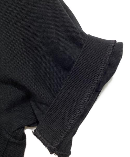 CHEMISE LACOSTE（シュミーズ ラコステ）CHEMISE LACOSTE (シュミーズ ラコステ) 半袖ポロシャツ ブラック サイズ:3の古着・服飾アイテム