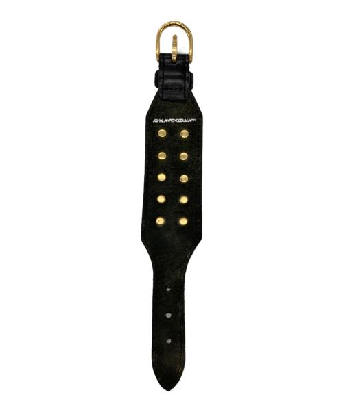 JOHN LAWRENCE SULLIVAN（ジョン ローレンス サリバン）JOHN LAWRENCE SULLIVAN (ジョン ローレンス サリバン) レザーブレスレット ブラックの古着・服飾アイテム