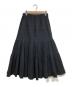 Plage（プラージュ）の古着「リップルボリュームスカート」｜ブラック