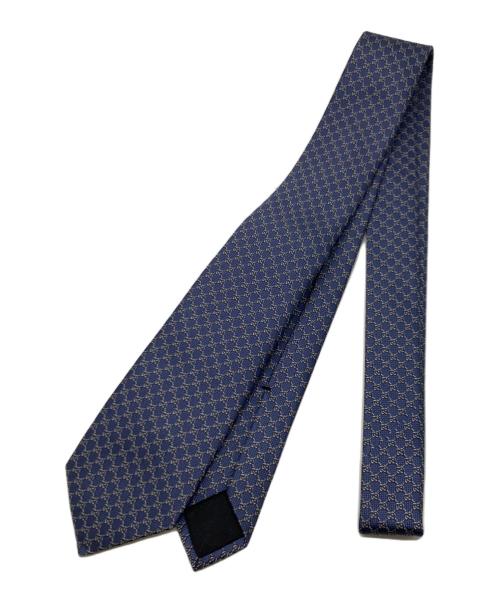 GUCCI（グッチ）GUCCI (グッチ) GG シルクジャカード ネクタイ ブルー サイズ:-の古着・服飾アイテム