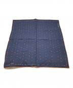 HERMESエルメス）の古着「プチカレ 40 シルクスカーフ」｜ネイビー