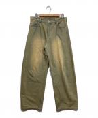 TK TAKEO KIKUCHIティーケー タケオキクチ）の古着「バレルデニムパンツ」｜ブルー