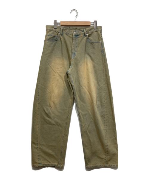 TK TAKEO KIKUCHI（ティーケー タケオキクチ）TK TAKEO KIKUCHI (ティーケー タケオキクチ) バレルデニムパンツ ブルー サイズ:Ｌの古着・服飾アイテム