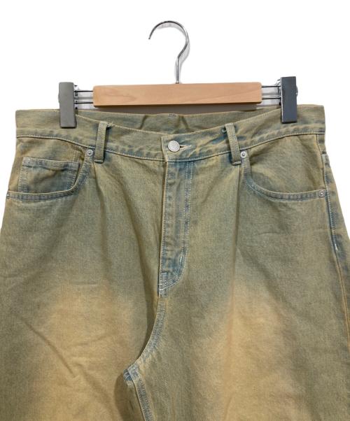 TK TAKEO KIKUCHI（ティーケー タケオキクチ）TK TAKEO KIKUCHI (ティーケー タケオキクチ) バレルデニムパンツ ブルー サイズ:Ｌの古着・服飾アイテム