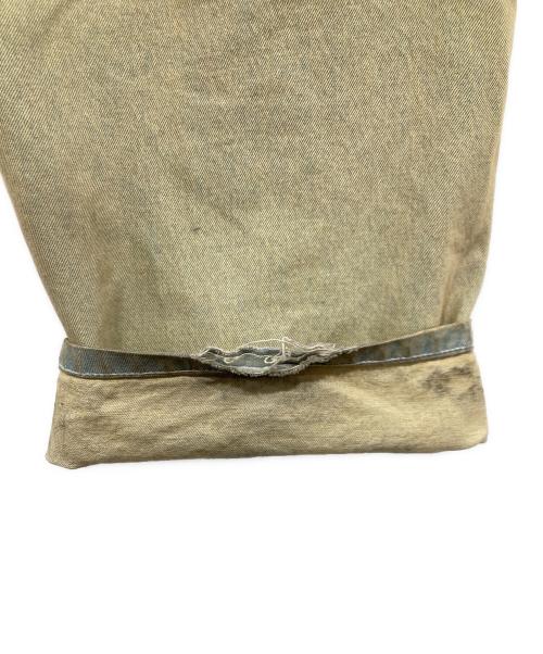 TK TAKEO KIKUCHI（ティーケー タケオキクチ）TK TAKEO KIKUCHI (ティーケー タケオキクチ) バレルデニムパンツ ブルー サイズ:Ｌの古着・服飾アイテム