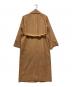 Noble (ノーブル) ライトフルクロススタンドカラーロングコート ブラウン サイズ:38：6000円